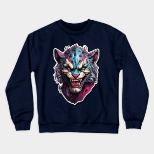 Evil Grinning Panther Crewneck Sweatshirt